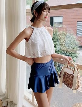 カジツ　エルメス　水着　ピンク　XL Lace Ladies 水着 カバーアップショートパンツ付キャミソール